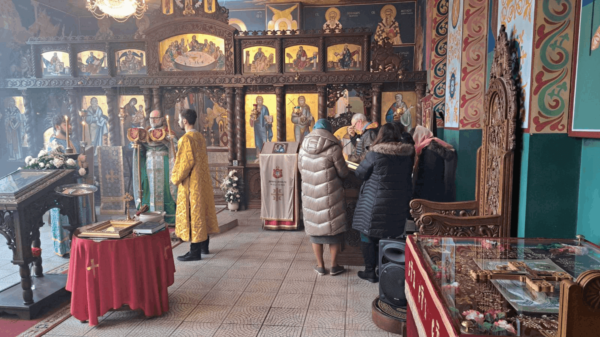 Света Литургија на Сретење Господње у Корбију