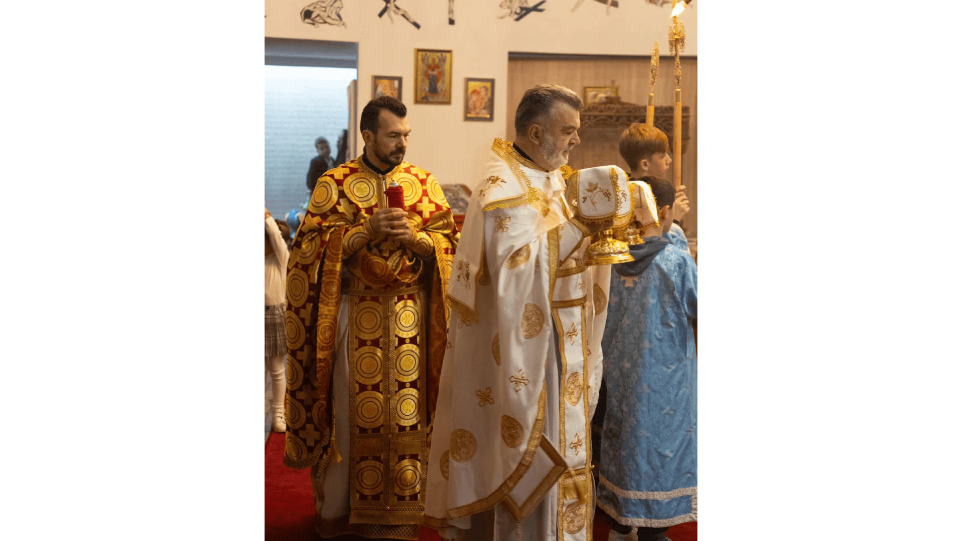 Недељу о митару и фарисеју у храму Светог Великомученика Георгија у Даблину
