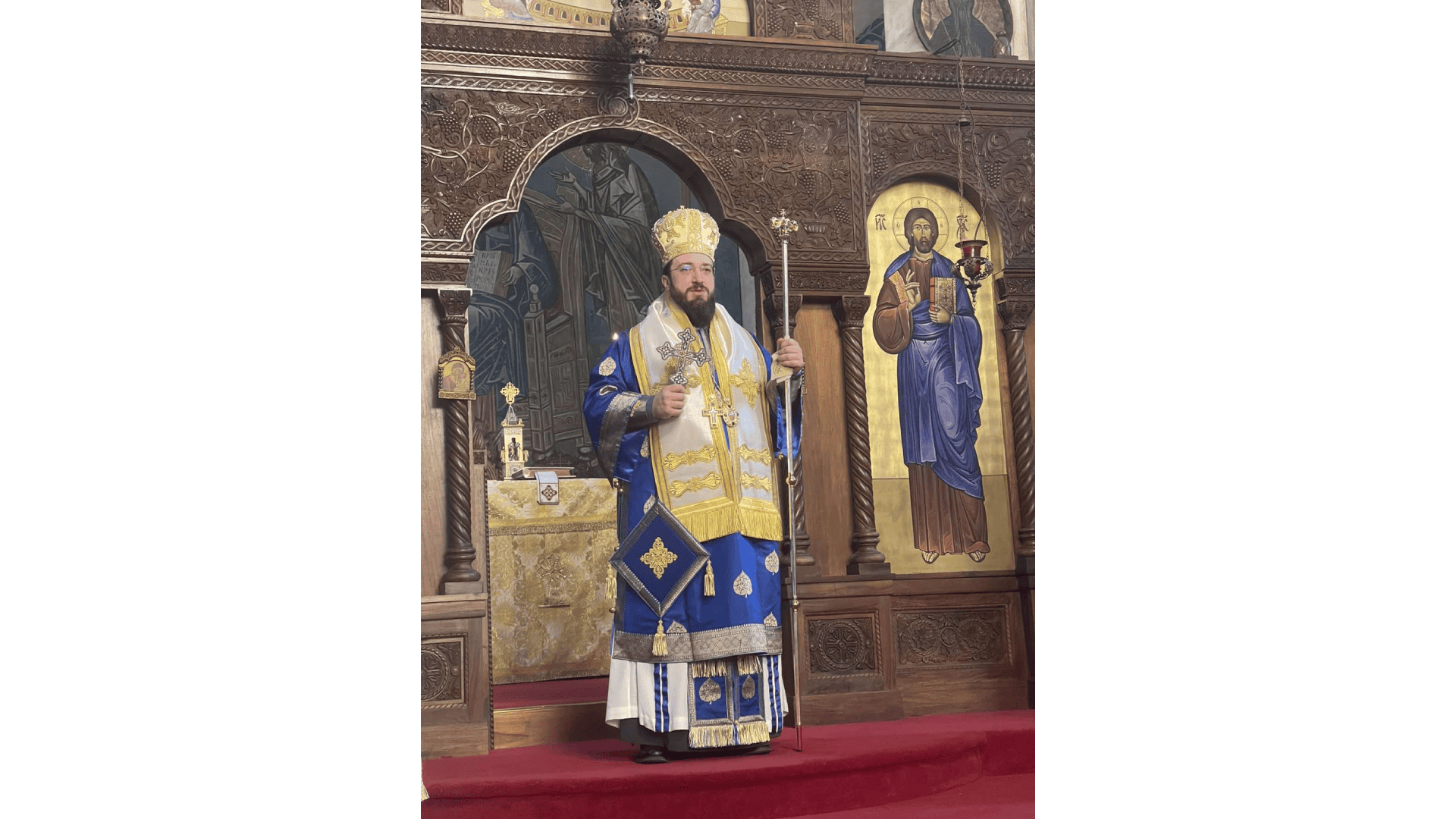 Света Архијерејска Литургија на Сретење у цркви Светог Саве у Лондону