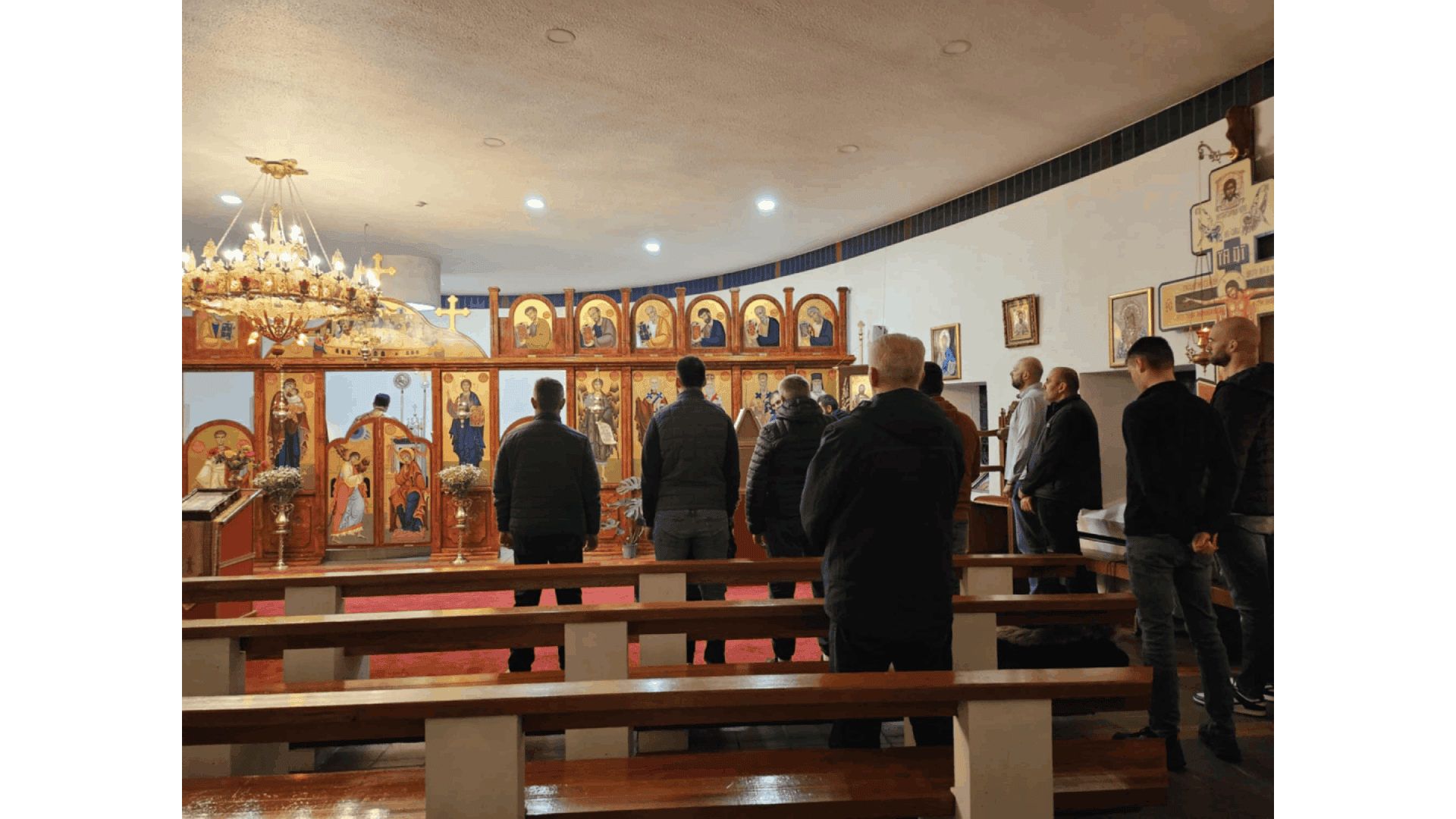 Света Литургија Пређеосвећених дарова у храму Светог Георгија у Даблину