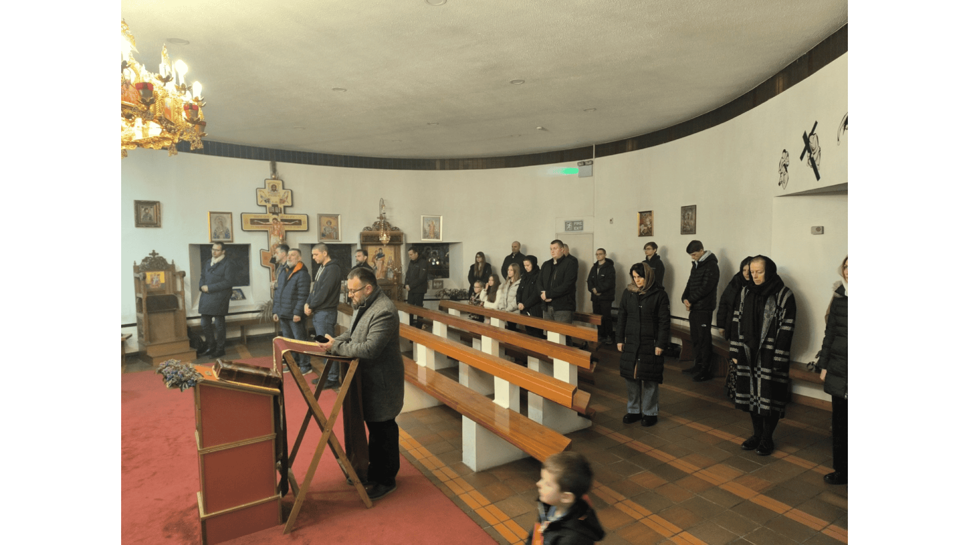 Литургија Пређеосвећених Дарова у Храму Светог Георгија у Даблину
