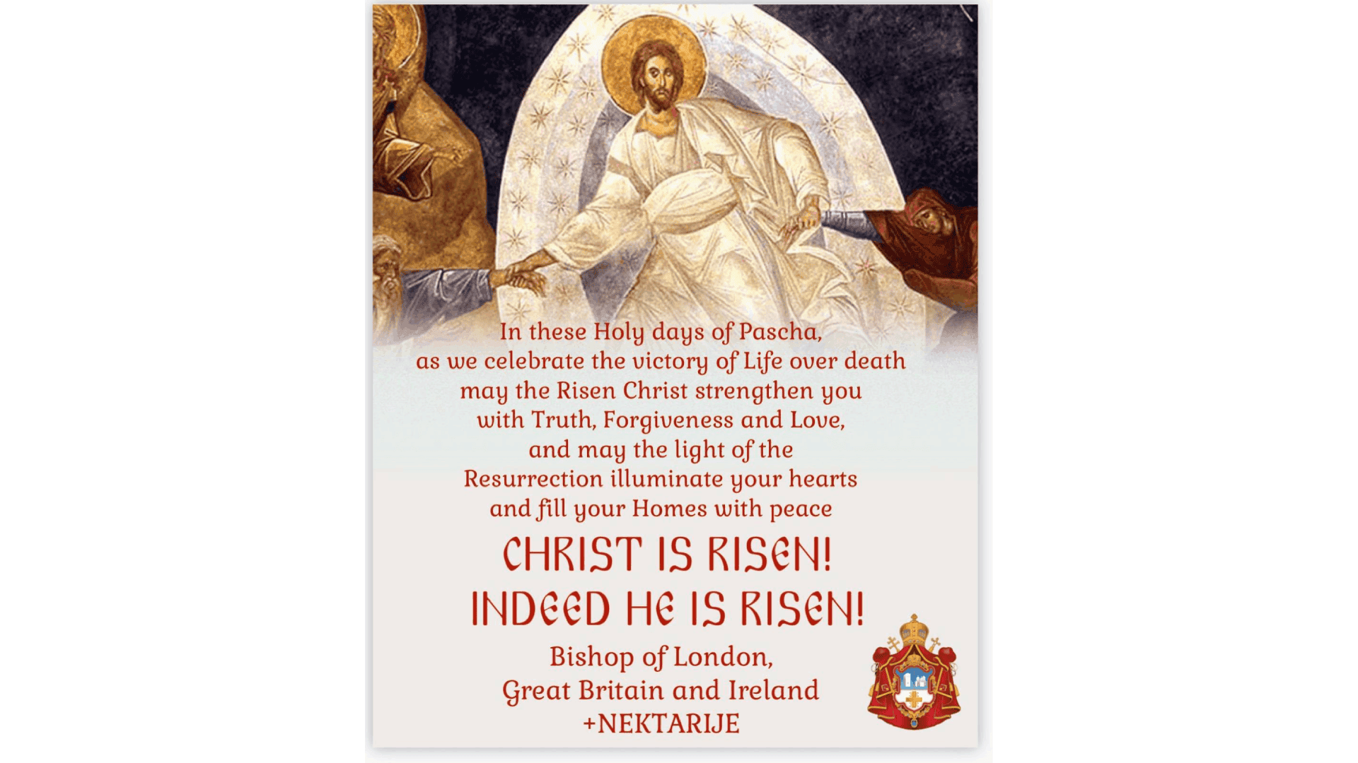 Christ is Risen – Indeed He is Risen!