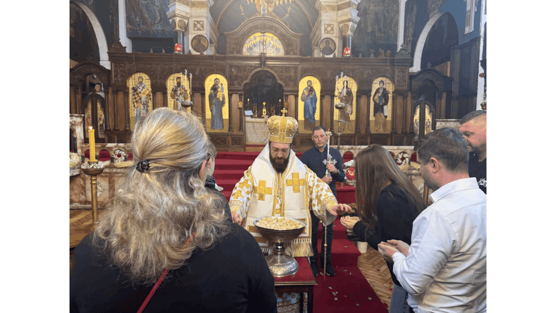 Велика Субота у храму Светог Саве у Лондону