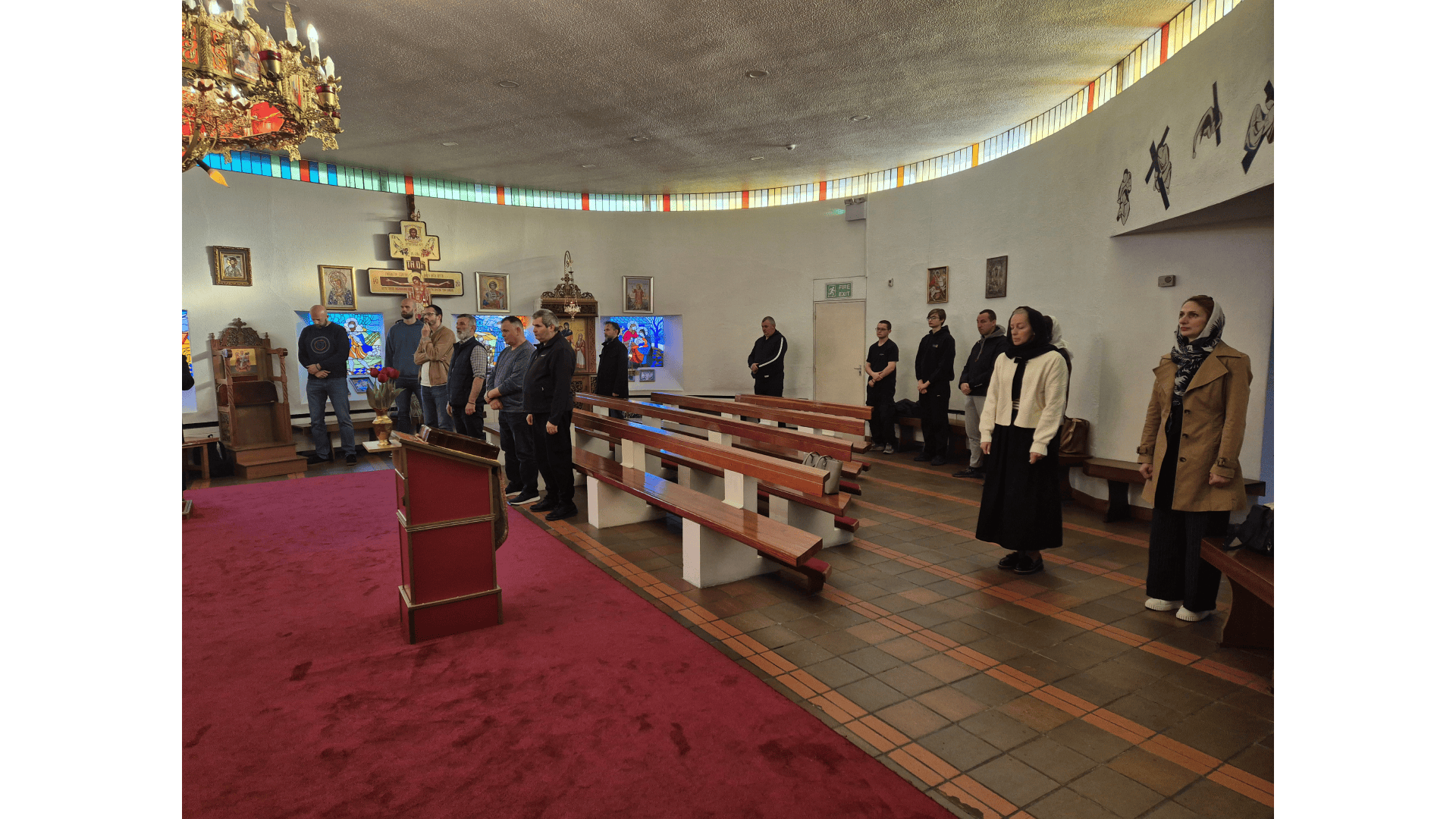 Литургија Пређеосвећених Дарова у храму Св. Георгија у Даблину