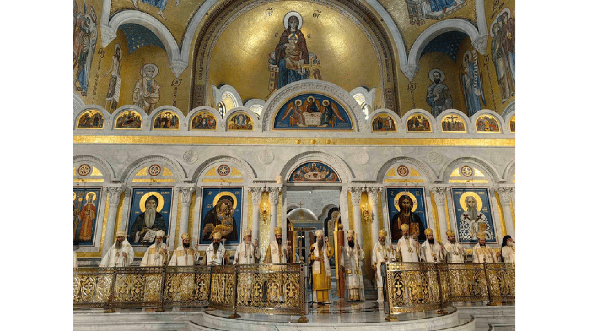 Патријарх и архијереји служили у Храму Светог Саве