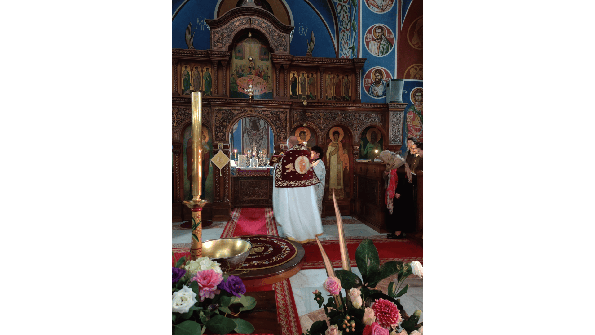 Литургијски прослављен празник Свете Петке у Лазарици