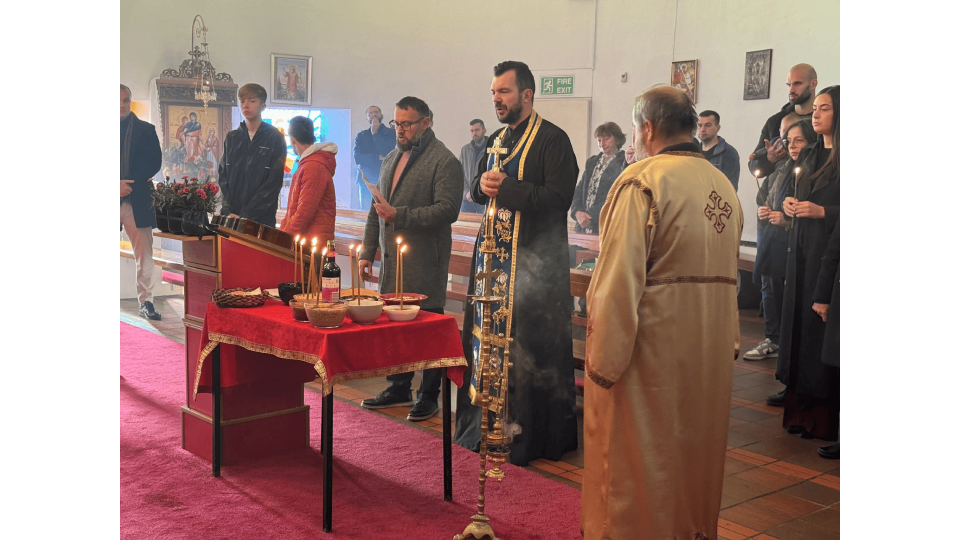 Митровске задушнице у храму Светог Георгија у Даблину