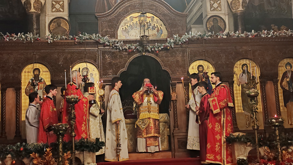 Божић у Саборном храму Светог Саве у Лондону