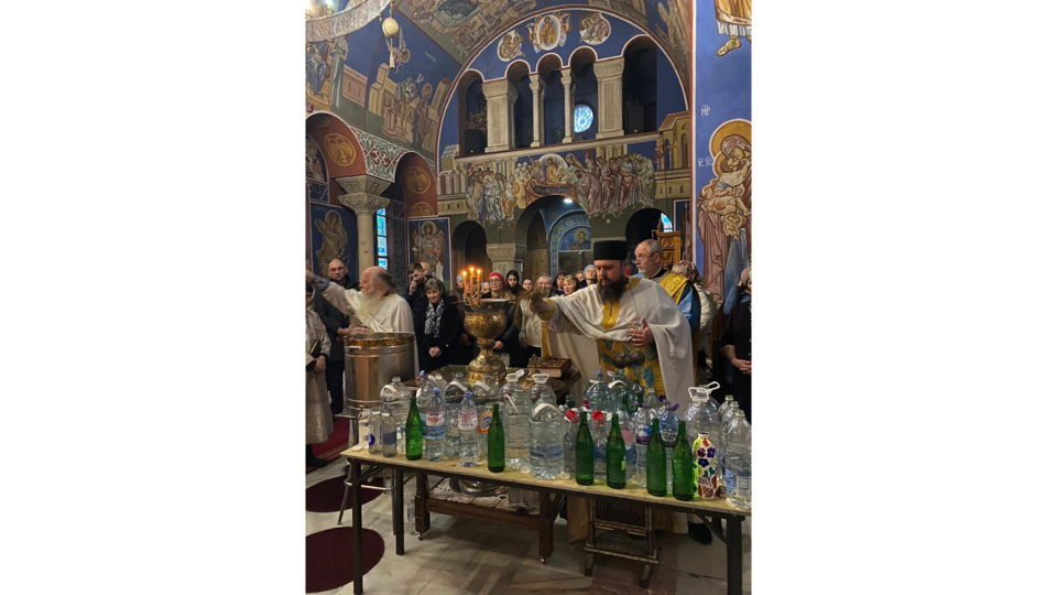 Обележени велики празници из богојављенског циклуса у бирмингамској Лазарици