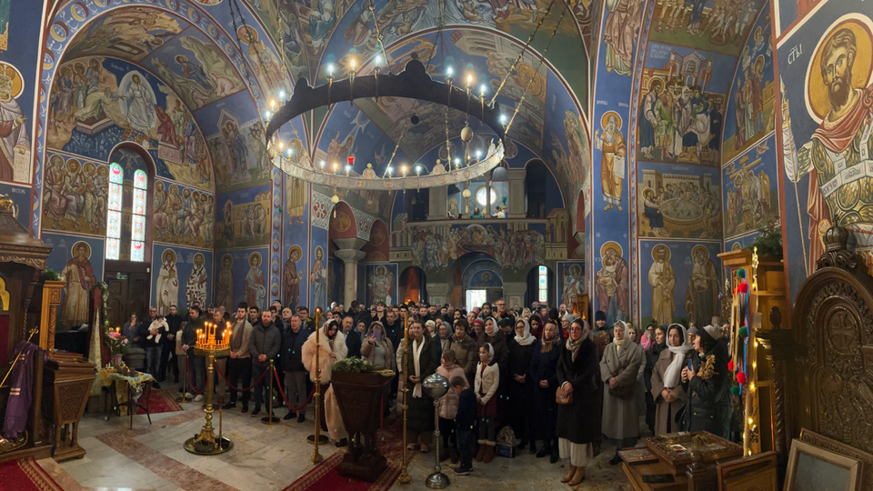 Бадњи дан и Божић у бирмингамској Лазарици