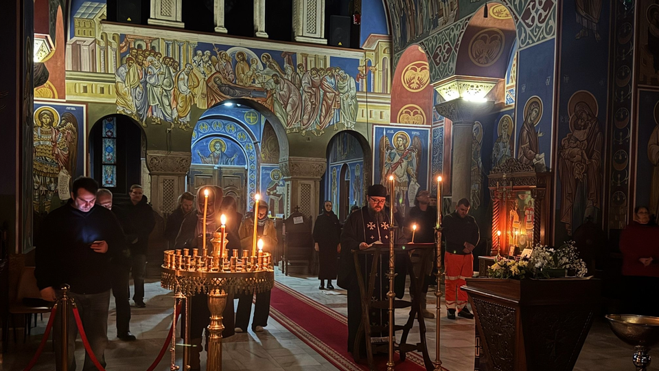 Велики покајни канон Светог Андреја Критског у храму Светог кнеза Лазара у Бирмингаму