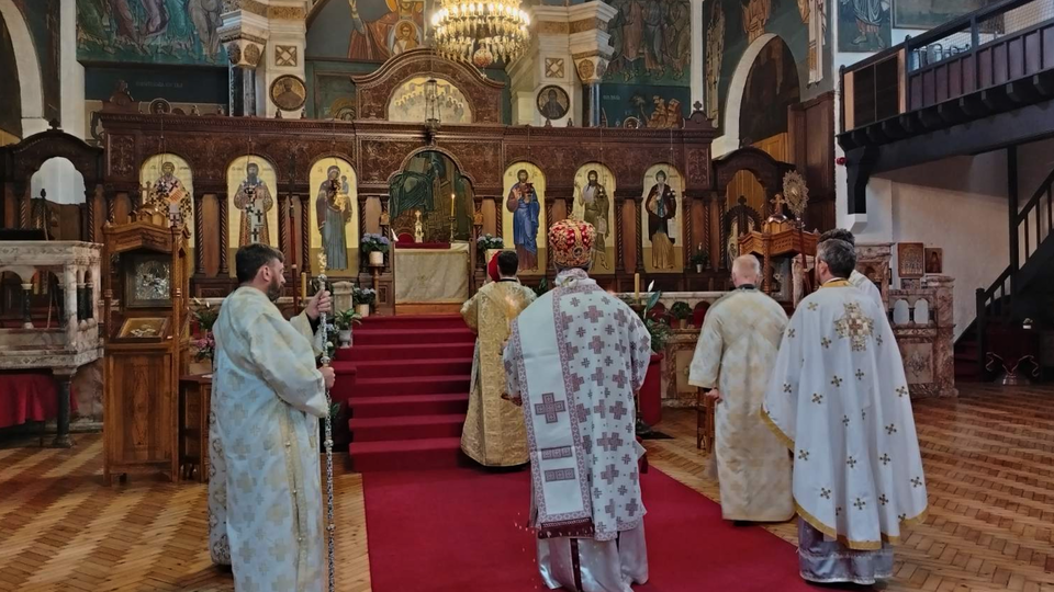 Субота трећа по Пасхи у Саборном храму Светог Саве у Лондону