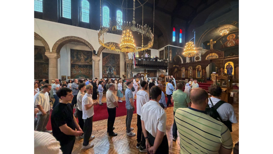 Света Литургија у Недељу Свих Светих Британских острва у Лондону